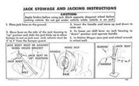 Jack Stowage & Jacking Instructions Sheet