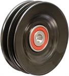 Idler Pulley, No Slack, Double V-Belt, 107mm