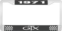 nummerplåtshållare 1971 gtx - svart