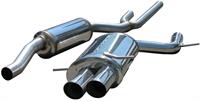 Muffler Rear + Middle Au S4 B5 2.7 Biturb