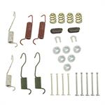 brake hardware kit, drum brakes, rear