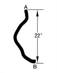 Curved Radiator Hose