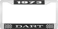 nummerplåtshållare 1973 dart - svart