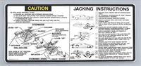 Jack Instructions Decal,1980