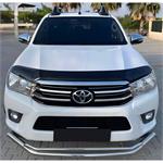 Oneway Bonnet Protector suitable for Toyota Hilux 8th Gen. 2015-2020 - Gloss black