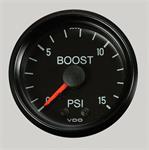 Boost pressure, 52.4mm, 0-15 psi, mechanical