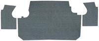 Trunk Mat, Vinyl, 1962 Grand Prix, Aqua Herringbone