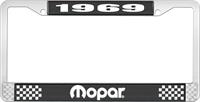 1969 MOPAR LICENSE PLATE FRAME - BLACK