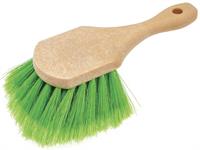 Wash Brush Soft Bristles 8" Handle Green