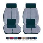 Seat Cover Front / Rear Black / Silver