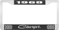 nummerplåtshållare 1968 charger - svart