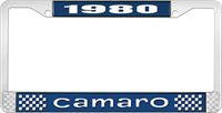 nummerplåtshållare, 1980 CAMARO STYLE 1 blå