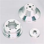 Pulley Kit, Billet aluminum, V-belt