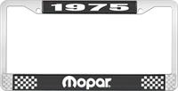 1975 MOPAR LICENSE PLATE FRAME - BLACK