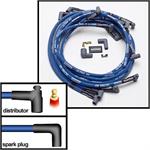 spark plug wire set, 8.65mm, blue