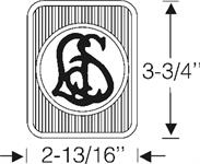 LaSalle monogram pedal pad