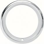 "14""  STAINLESS STEEL STEP LIP TRIM RING FOR REPRODUCTION RALLY WHEELS ONLY (2-7/8"" DEEP)"