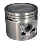 Pistons, Cast, Dish, 3.500" Bore, 5/64", 5/64", 3/16" Ring Grooves, Buick, Rover