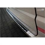 Zwart RVS Achterbumperprotector passend voor Mercedes Vito / Viano 2003-2014 'Ribs'