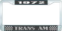 1972 TRANS AM LICENSE PLATE FRAME STYLE 1 BLACK