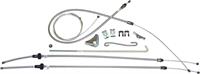 parking brake cable set, stainless steel