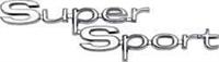 emblem"super sport"bakskärm