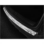 Stainless Steel Rear bumper protector 'Deluxe' suitable for Porsche Cayenne III 2017- 'Performance' Silver Mirror/Silver Carbon