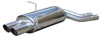 Muffler Rear Bm 3 E46 320i 98- 2x80mm Racing