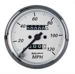 Speedometer 80mm 0-120mph American Platinum Mechanical