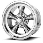 Wheel, Torq-Thrust D, Aluminum, Chrome, 15 in. x 7 in., 5 x 4.75 in. Bolt Circle, 3.75 in. Backspace