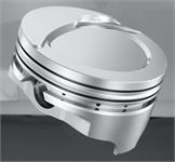 Pistons, Forged, Dish, 4.440 in. Bore, 1/16 in., 1/16 in., 3/16 in. Ring Grooves, Ford, Big Block, Set of 8