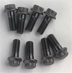 Flywheel Bolts, Pro Series, Chromoly, Black Oxide, 12-point, 10mm x 1.25, Toyota, 1.6L, 4AGE, Set of 8