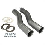 Hookup S-bends 2,25" Unifit with 3" Universal Flange