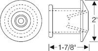 Handbrake rod grommet