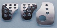 SET 3 RACING PEDALS SILVER