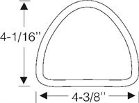 Taillight lens gasket