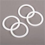 PTFE Washers, 1.395 in. OD, 1.120 in. ID, .070 in. Thick, -12 AN, Set of 4