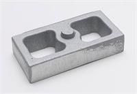 Lowering Block, Aluminum, 1" Drop