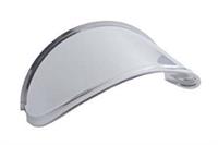 Headlight Shield, Half-round, Extended Design, Stainless Steel, Polished, 7"