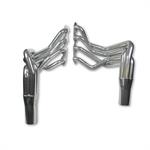 headers, 2 1/8" pipe, 4,0" collector, Silver 