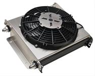 Fluid Cooler, Fan, Plate Type, Aluminum, 800 cfm, 14.875 x 13 x 5.625"