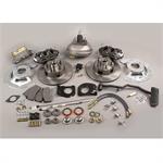Disc Brakes, Front, Solid Surface Rotors, 4-Piston Calipers