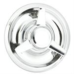 Center Cap, Stainless Steel, Chrome, Snap-In