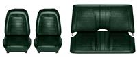 Standard Full Upholstery Set With Fixed Rear Seat - Dark Green