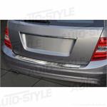 RVS Achterbumperprotector passend voor Mercedes C-Klasse W204 Kombi 2011-2014 'Ribs'