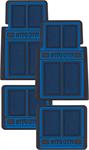 Firebird logo floor mats, blue