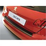 ABS Achterbumper beschermlijst Peugeot 308 HB 5 deurs 2014- Zwart