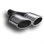 Exhaust Tail Pipe Double Oval 95x65x200
