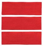 1969-70 Mustang Fastback Nylon Loop 3 Piece Fold Down Carpet Set - Red