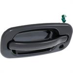 1999-07 Chevrolet, GMC Truck/SUV	 Exterior Door Handle	 With Key Hole	 Black Smooth	 Front	 Left